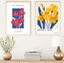 Wallity Set de 2 Pinturas Decorativas en MDF con Marco de 50 x 70 cm